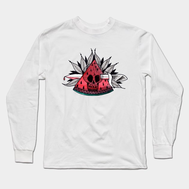 watermelon Long Sleeve T-Shirt by IvanJoh